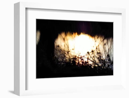 Water Tapestry II, 2017, (Manipulated Photography)-Helen White-Framed Photographic Print