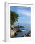 Water Taxi at Millennium Hotel, Opatija, Croatia-Lisa S. Engelbrecht-Framed Photographic Print