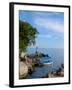 Water Taxi at Millennium Hotel, Opatija, Croatia-Lisa S. Engelbrecht-Framed Photographic Print