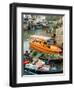 Water Taxi Shares Moorage, Lantau Island, Hong Kong, China-Charles Crust-Framed Photographic Print