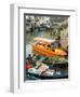 Water Taxi Shares Moorage, Lantau Island, Hong Kong, China-Charles Crust-Framed Photographic Print