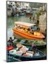 Water Taxi Shares Moorage, Lantau Island, Hong Kong, China-Charles Crust-Mounted Photographic Print