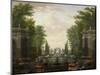 Water Terrace-Isaac de Moucheron-Mounted Art Print