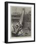 Water-Tobogganing, a Novel Amusement-Sydney Prior Hall-Framed Giclee Print