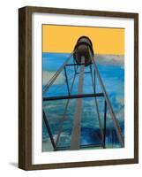 Water Tower Abstract-Sisa Jasper-Framed Art Print