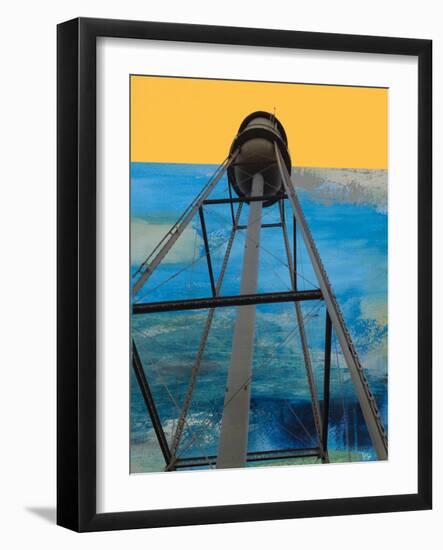 Water Tower Abstract-Sisa Jasper-Framed Art Print