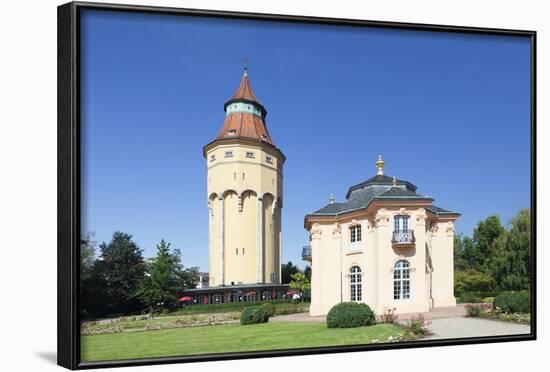 Water Tower and Pagodenburg Pavillon, Rastatt, Black Forest, Baden Wurttemberg, Germany, Europe-Markus Lange-Framed Photographic Print