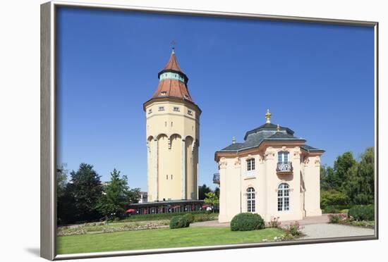 Water Tower and Pagodenburg Pavillon, Rastatt, Black Forest, Baden Wurttemberg, Germany, Europe-Markus Lange-Framed Photographic Print