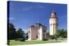 Water Tower and Pagodenburg Pavillon, Rastatt, Black Forest, Baden Wurttemberg, Germany, Europe-Markus Lange-Stretched Canvas