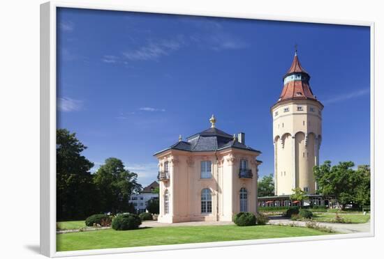 Water Tower and Pagodenburg Pavillon, Rastatt, Black Forest, Baden Wurttemberg, Germany, Europe-Markus Lange-Framed Photographic Print