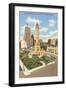Water Tower and Palmolive Building, Chicago, Illinois-null-Framed Art Print