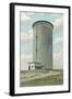 Water Tower, Attleboro, Massachusetts-null-Framed Art Print