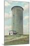 Water Tower, Attleboro, Massachusetts-null-Mounted Art Print