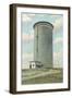 Water Tower, Attleboro, Massachusetts-null-Framed Art Print