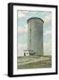 Water Tower, Attleboro, Massachusetts-null-Framed Art Print