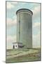 Water Tower, Attleboro, Massachusetts-null-Mounted Art Print