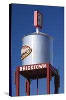 Water Tower, Bricktown, Oklahoma City, Oklahoma, USA-Walter Bibikow-Stretched Canvas