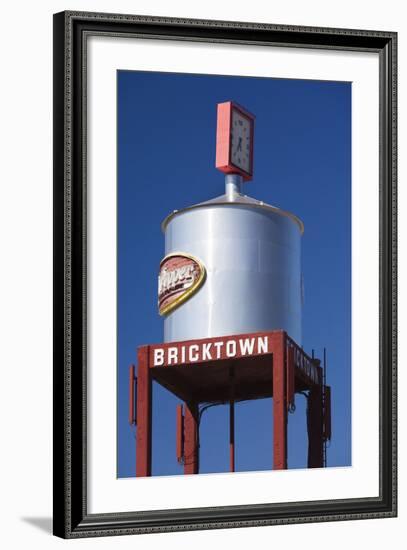 Water Tower, Bricktown, Oklahoma City, Oklahoma, USA-Walter Bibikow-Framed Photographic Print