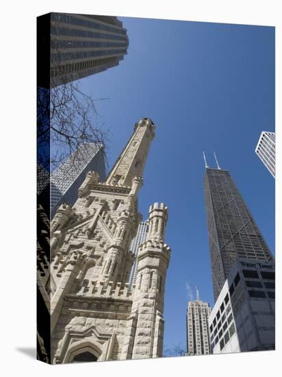 Water Tower, Chicago, Illinois, United States of America, North America-Robert Harding-Stretched Canvas