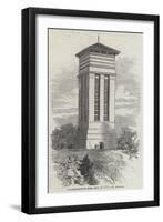 Water-Tower for the Supply of Rugby-null-Framed Giclee Print