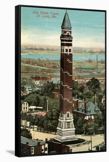 Water Tower, St. Louis-null-Framed Stretched Canvas