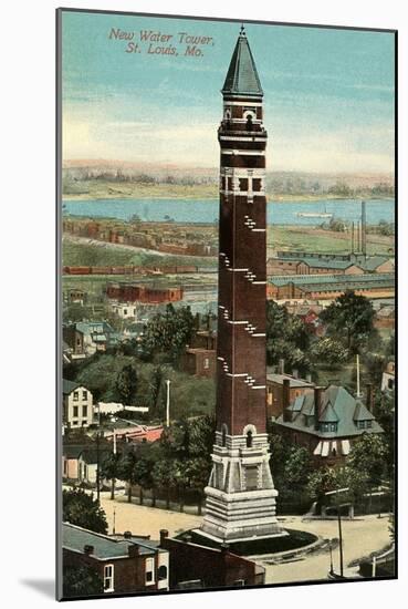 Water Tower, St. Louis-null-Mounted Art Print