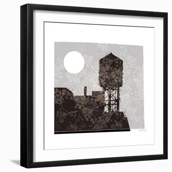 Water Tower-Teofilo Olivieri-Framed Giclee Print