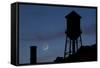 Water Towers, Jersey City, New Jersey-Paul Souders-Framed Stretched Canvas