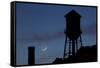 Water Towers, Jersey City, New Jersey-Paul Souders-Framed Stretched Canvas