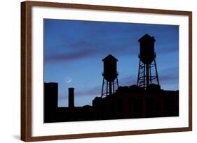 Water Towers, Jersey City, New Jersey-Paul Souders-Framed Photographic Print