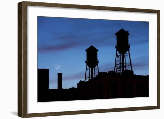 Water Towers, Jersey City, New Jersey-Paul Souders-Framed Photographic Print