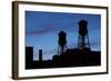 Water Towers, Jersey City, New Jersey-Paul Souders-Framed Photographic Print