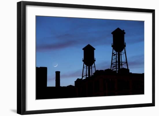 Water Towers, Jersey City, New Jersey-Paul Souders-Framed Photographic Print