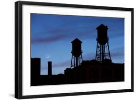 Water Towers, Jersey City, New Jersey-Paul Souders-Framed Photographic Print