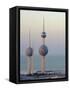 Water Towers, Kuwait City, Kuwait, Middle East-Peter Ryan-Framed Stretched Canvas