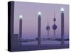 Water Towers, Kuwait City, Kuwait, Middle East-Peter Ryan-Stretched Canvas