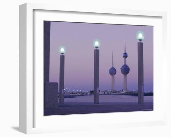 Water Towers, Kuwait City, Kuwait, Middle East-Peter Ryan-Framed Photographic Print