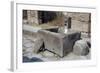 Water Trough, Pompeii, Campania, Italy-Walter Rawlings-Framed Photographic Print