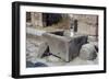 Water Trough, Pompeii, Campania, Italy-Walter Rawlings-Framed Photographic Print