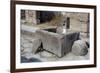 Water Trough, Pompeii, Campania, Italy-Walter Rawlings-Framed Photographic Print