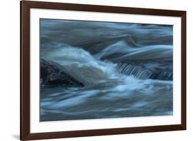 Water Twisting Around Boulders-Anthony Paladino-Framed Giclee Print