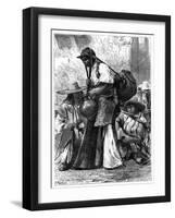 Water Vendor, Mexico, 19th Century-Edouard Riou-Framed Giclee Print