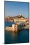 Water view of Torre della Linguell, Portoferraio, Province of Livorno, on the island of Elba in...-null-Mounted Photographic Print