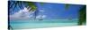 Water Villas and Tropical Lagoon, Maldives, Indian Ocean, Asia-Sakis Papadopoulos-Stretched Canvas