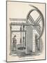 Water-Wheel and Bucket Pump-null-Mounted Art Print