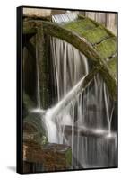 Water Wheel, Cable Mill, Cades Cove, Great Smoky Mountains National Park, Tennessee-Adam Jones-Framed Stretched Canvas