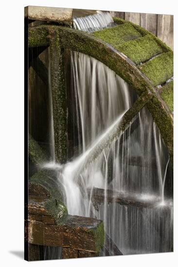 Water Wheel, Cable Mill, Cades Cove, Great Smoky Mountains National Park, Tennessee-Adam Jones-Stretched Canvas