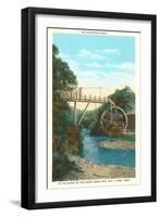 Water Wheel, Great Smoky Mountains, Tennessee-null-Framed Art Print