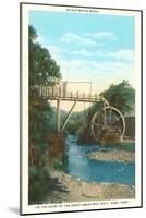 Water Wheel, Great Smoky Mountains, Tennessee-null-Mounted Art Print