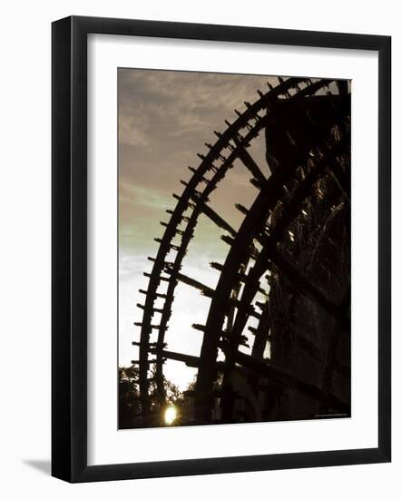 Water Wheel on the Orontes River, Hama, Syria, Middle East-Christian Kober-Framed Photographic Print